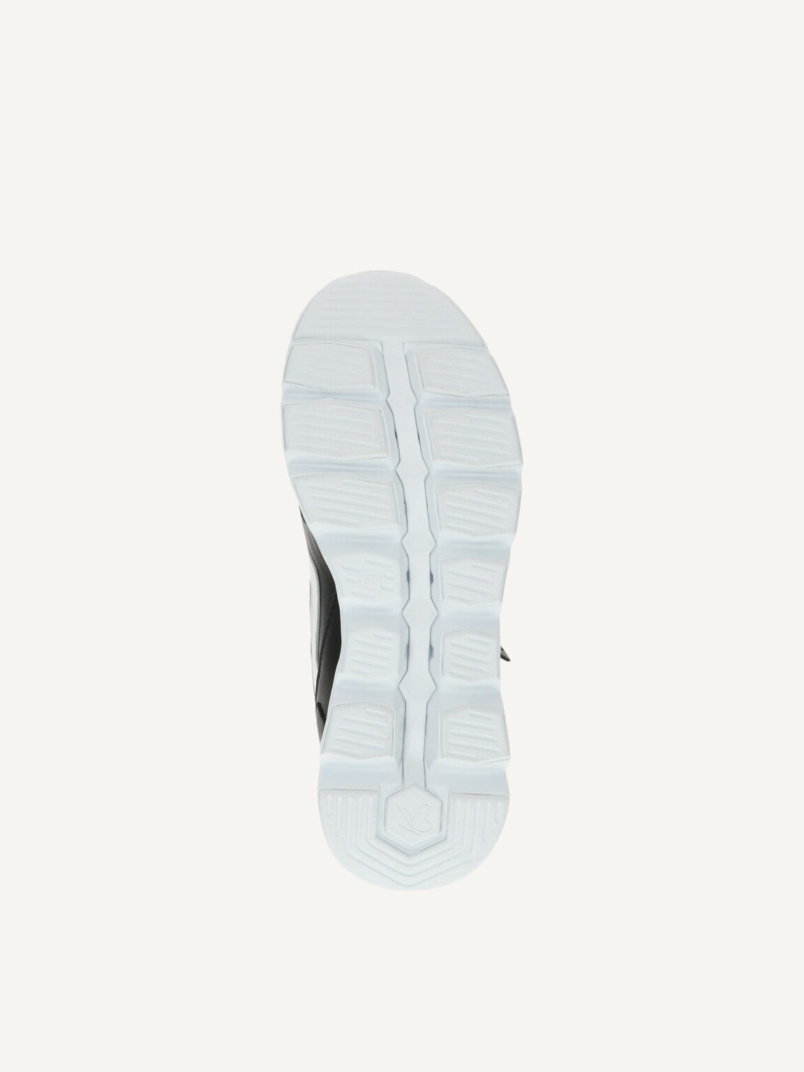 Caprice, Leather Sneaker - black BLACK/WHITE, image 4 of 5