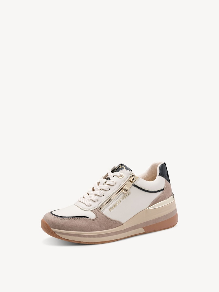 Marco Tozzi, Sportowe - beżowy CREAM COMB