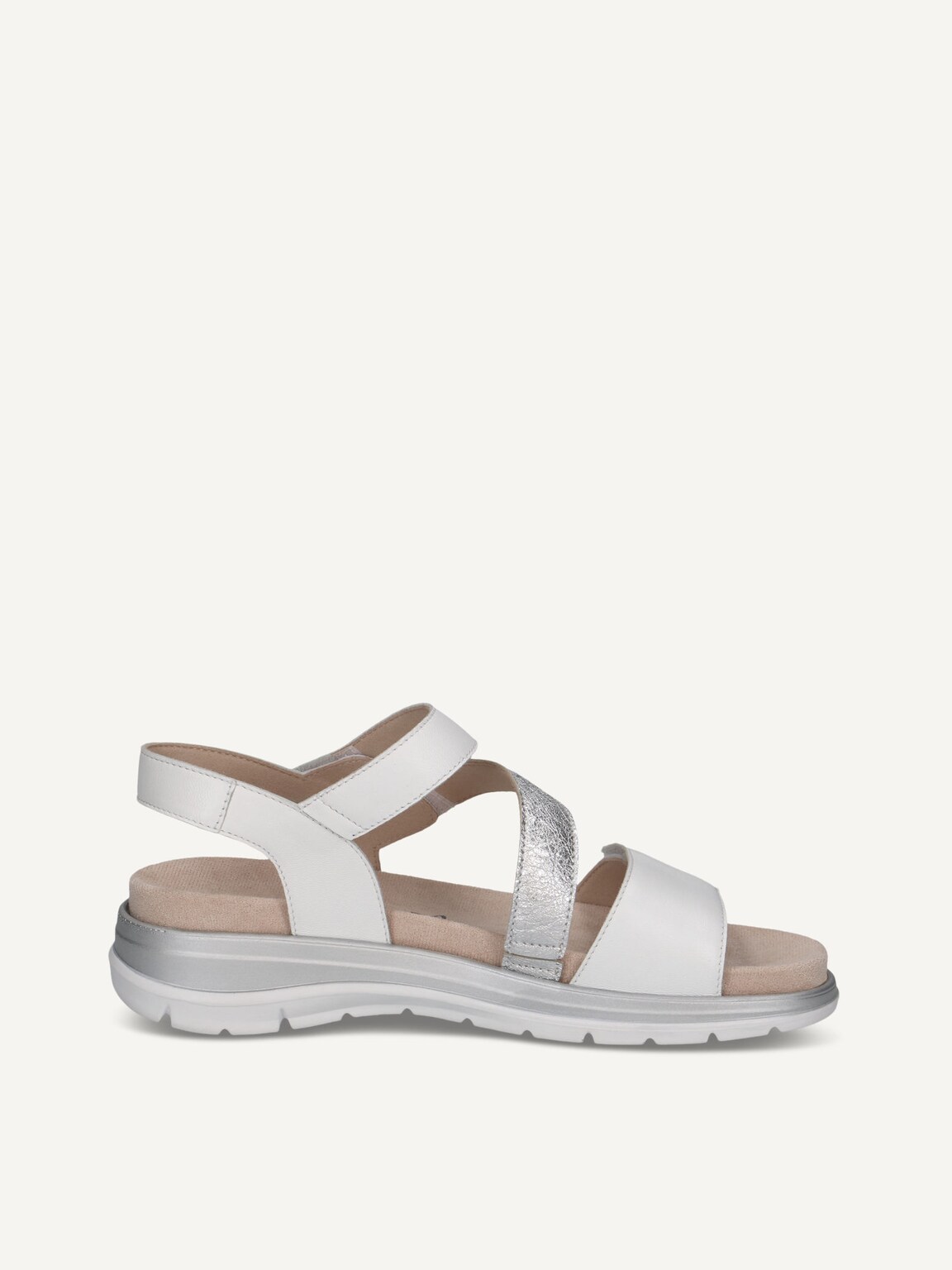 Caprice, Leather Sandal - white WHITE COMB, image 3 of 5