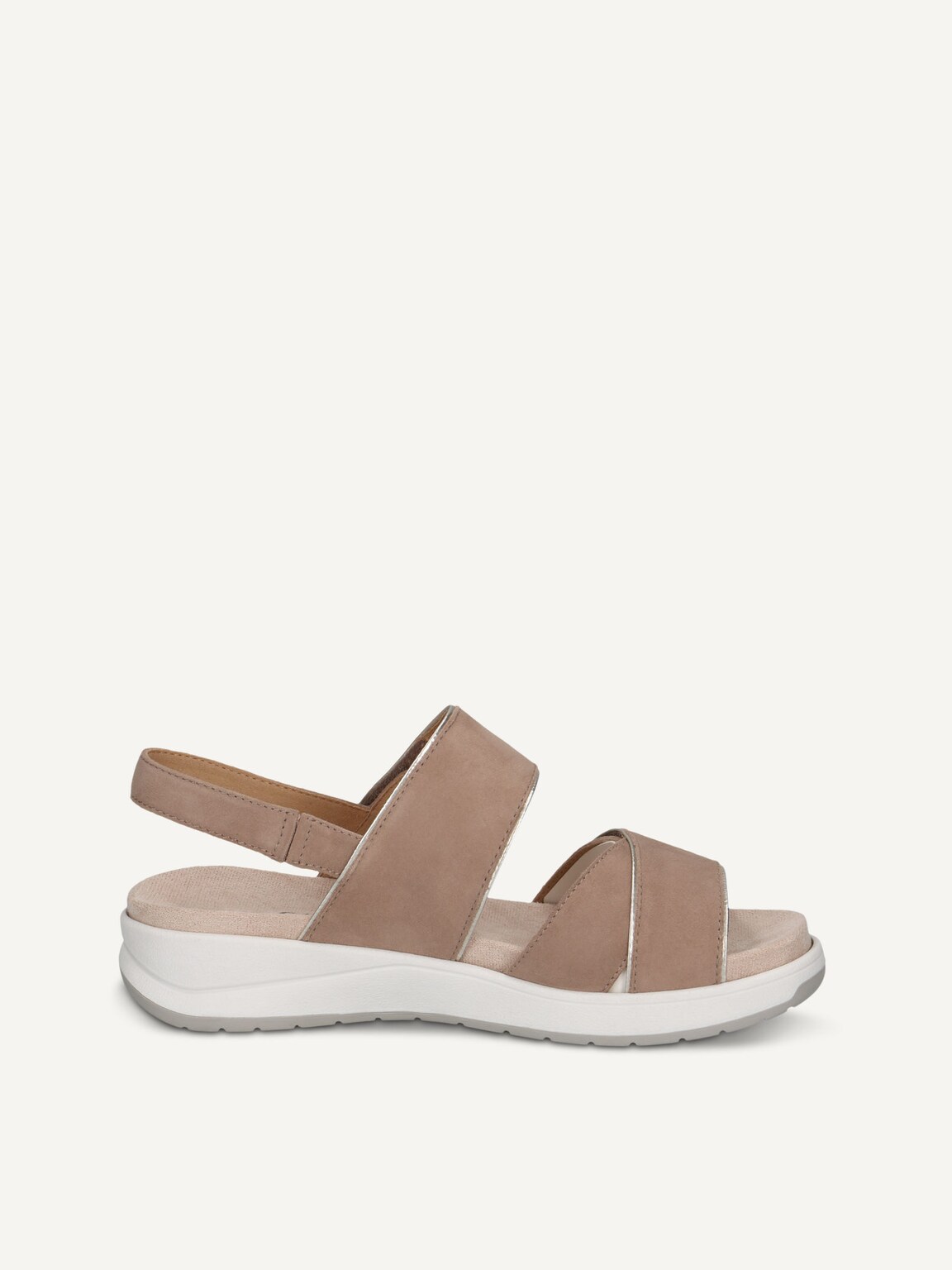 Caprice, Heeled sandal - brown BARK SUEDE, image 3 of 5