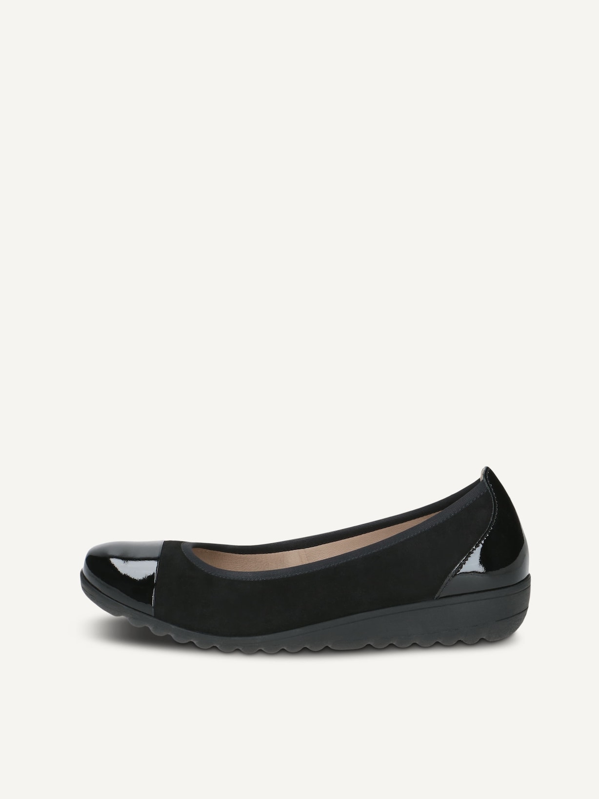 Caprice, Ballerine en cuir - noir BLACK SUE COMB, image 1 sur 5