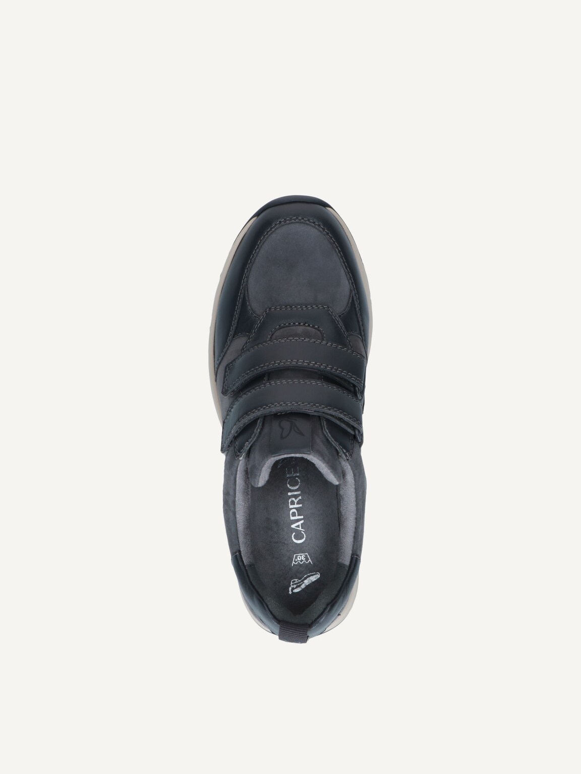 Caprice, Leather Slipper - grey DK GREY COMB, image 5 of 5