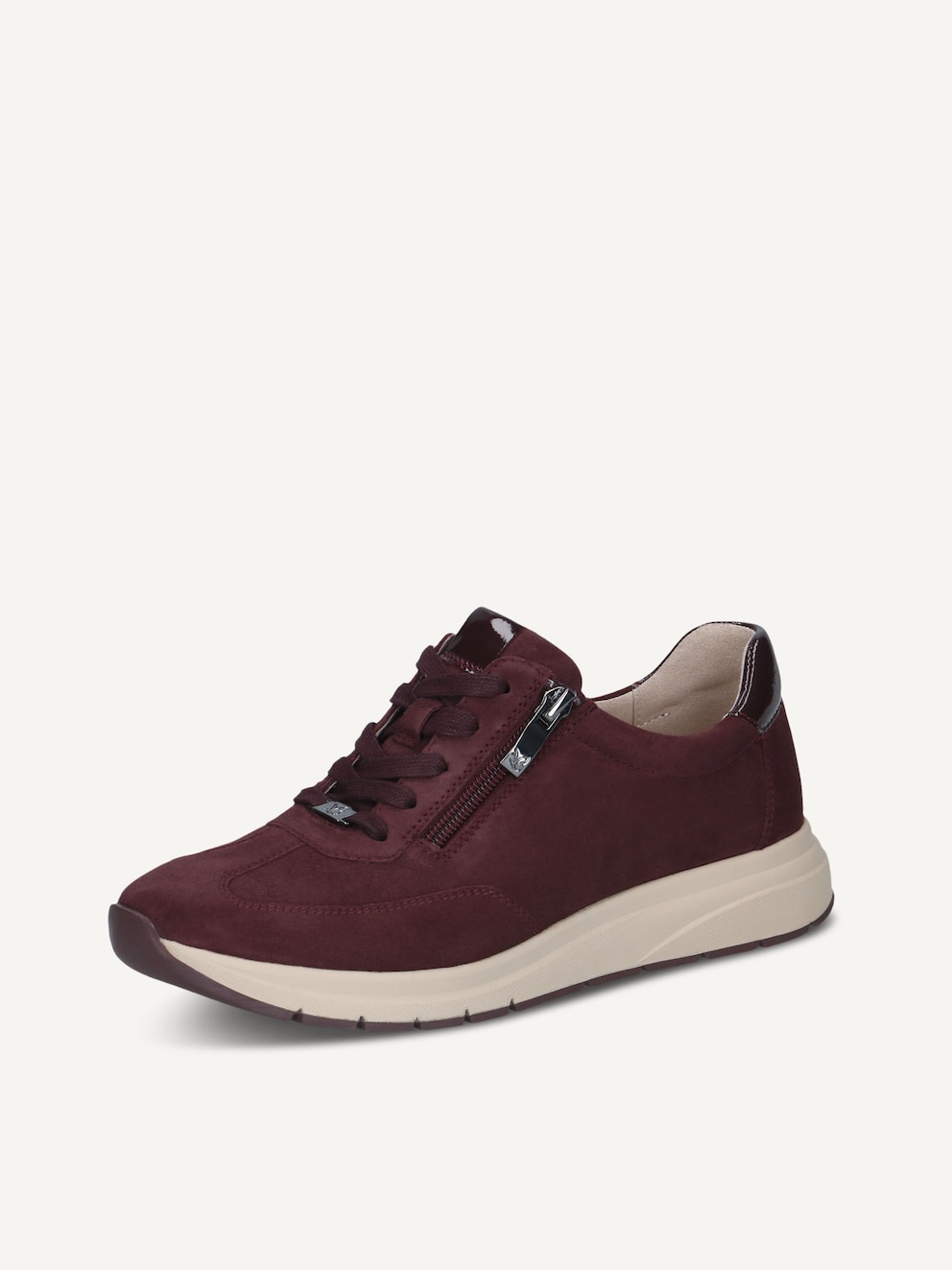Caprice, Ledersneaker - rot BORDEAUX COMB, Bild 2 von 5