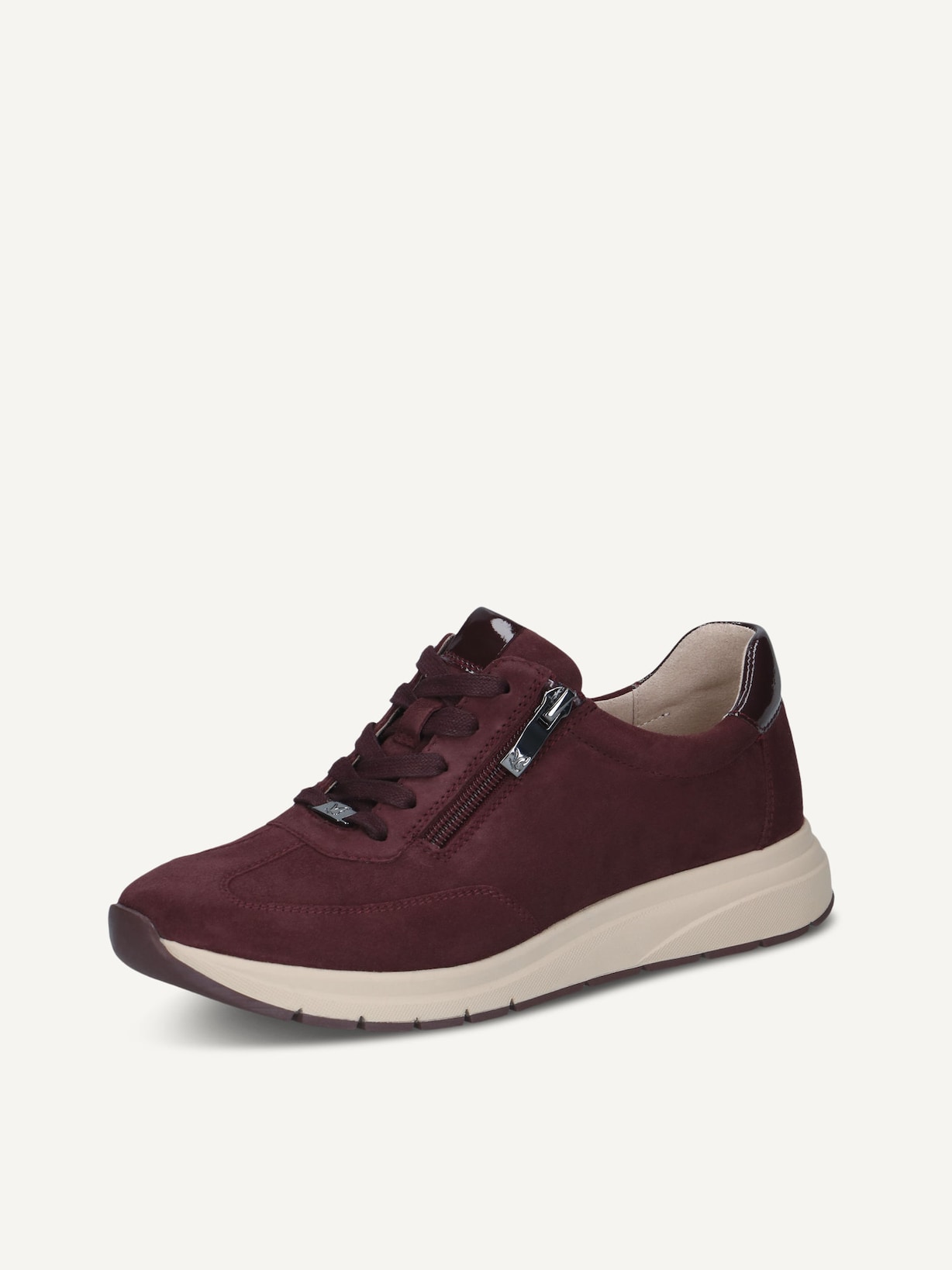 Caprice, Ledersneaker - rot BORDEAUX COMB, Bild 2 von 5