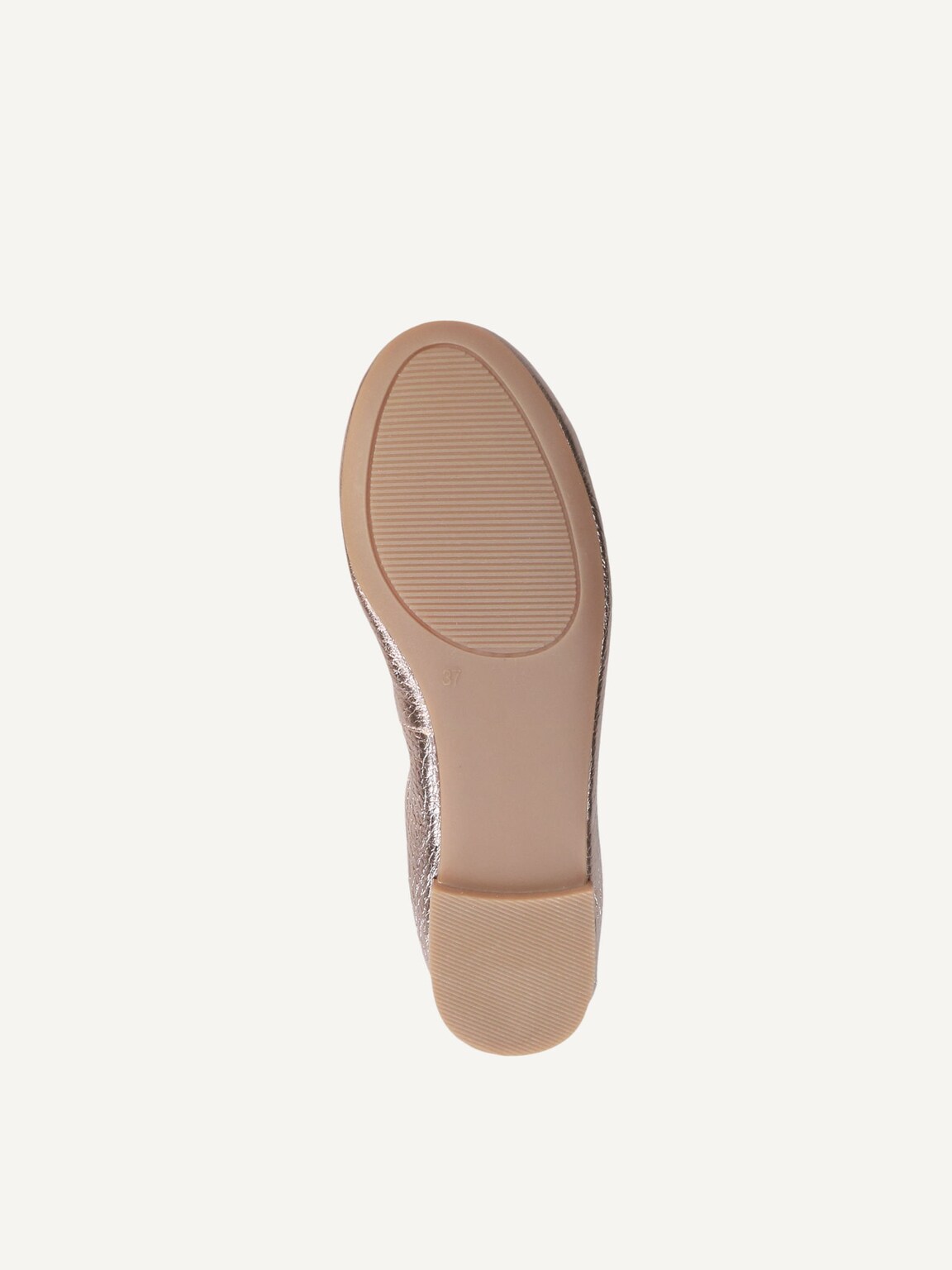Caprice, Leather Ballerina - brown TAUPE MET.DEER, image 4 of 5
