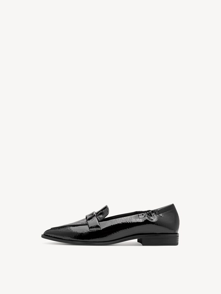 Marco Tozzi, Slipper - black, BLACK PATENT