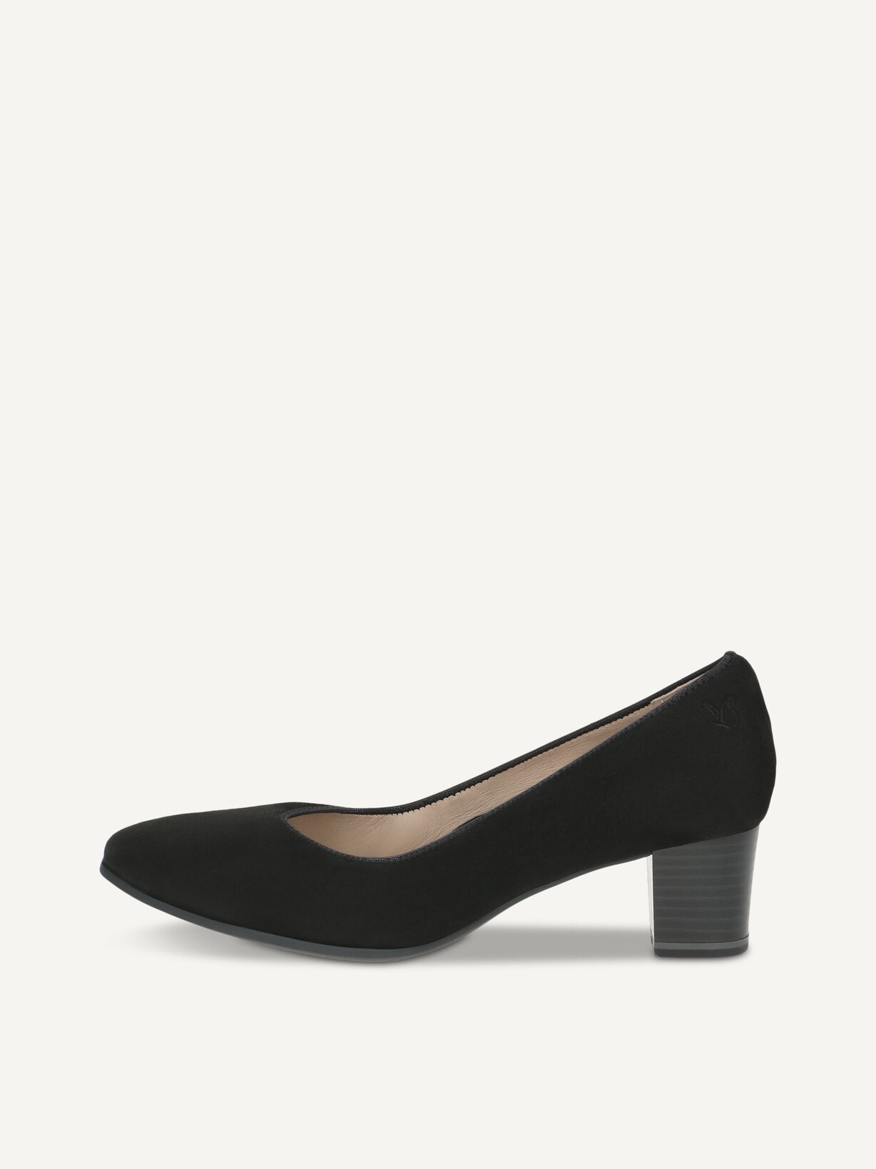 Caprice, Escarpin en cuir - noir BLACK SUEDE, image 1 sur 5
