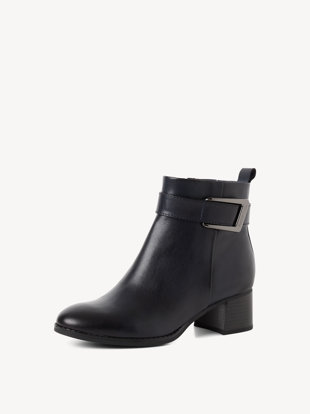 Marco Tozzi, Bottine en cuir - bleu DK.NAVY, image 1 sur 6