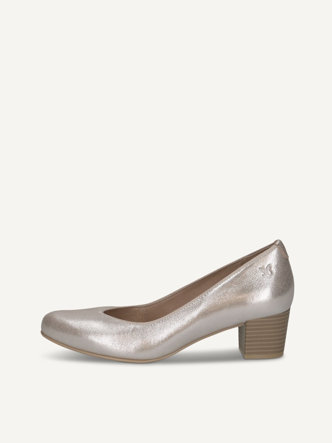 Caprice, Leather Pumps - brown TAUPE METALLIC, image 2 of 5
