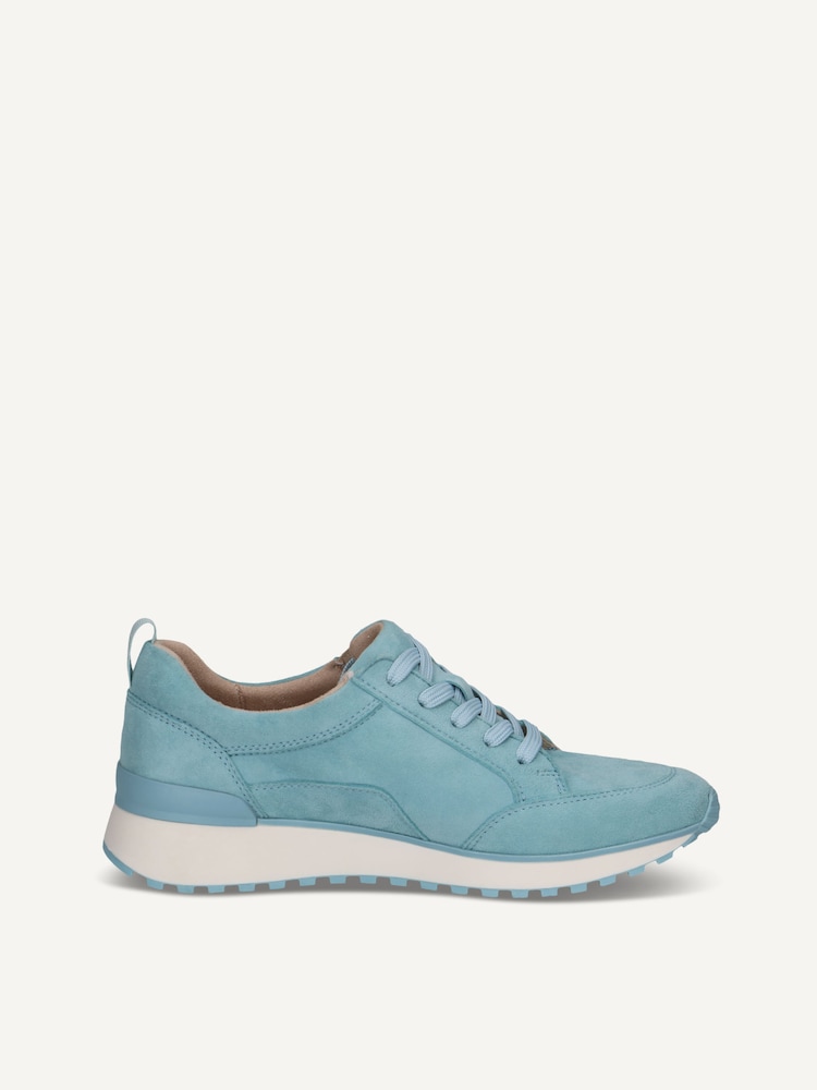 Caprice, Basket en cuir - bleu LT.BLUE SUEDE, image 4 sur 6