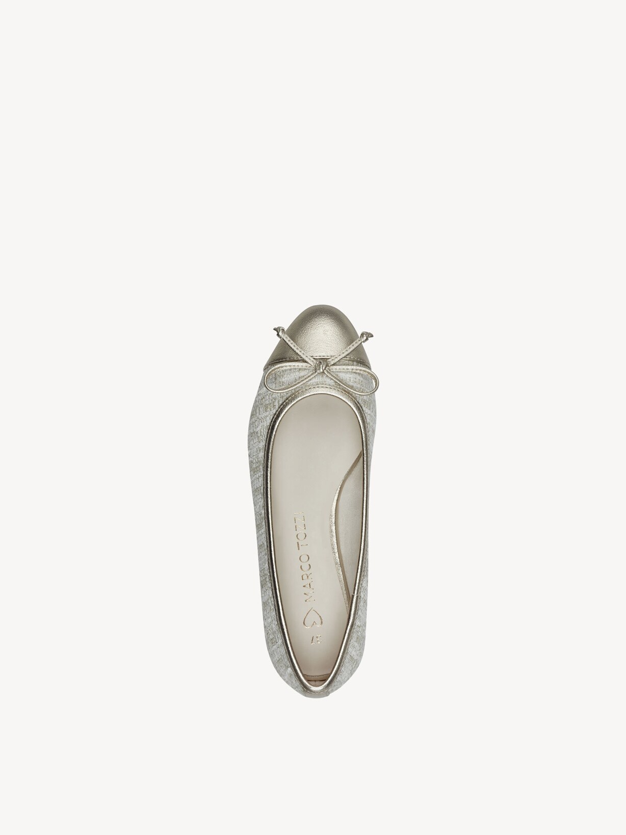 Marco Tozzi, Ballerine - beige IVORY MULTI, image 5 sur 6