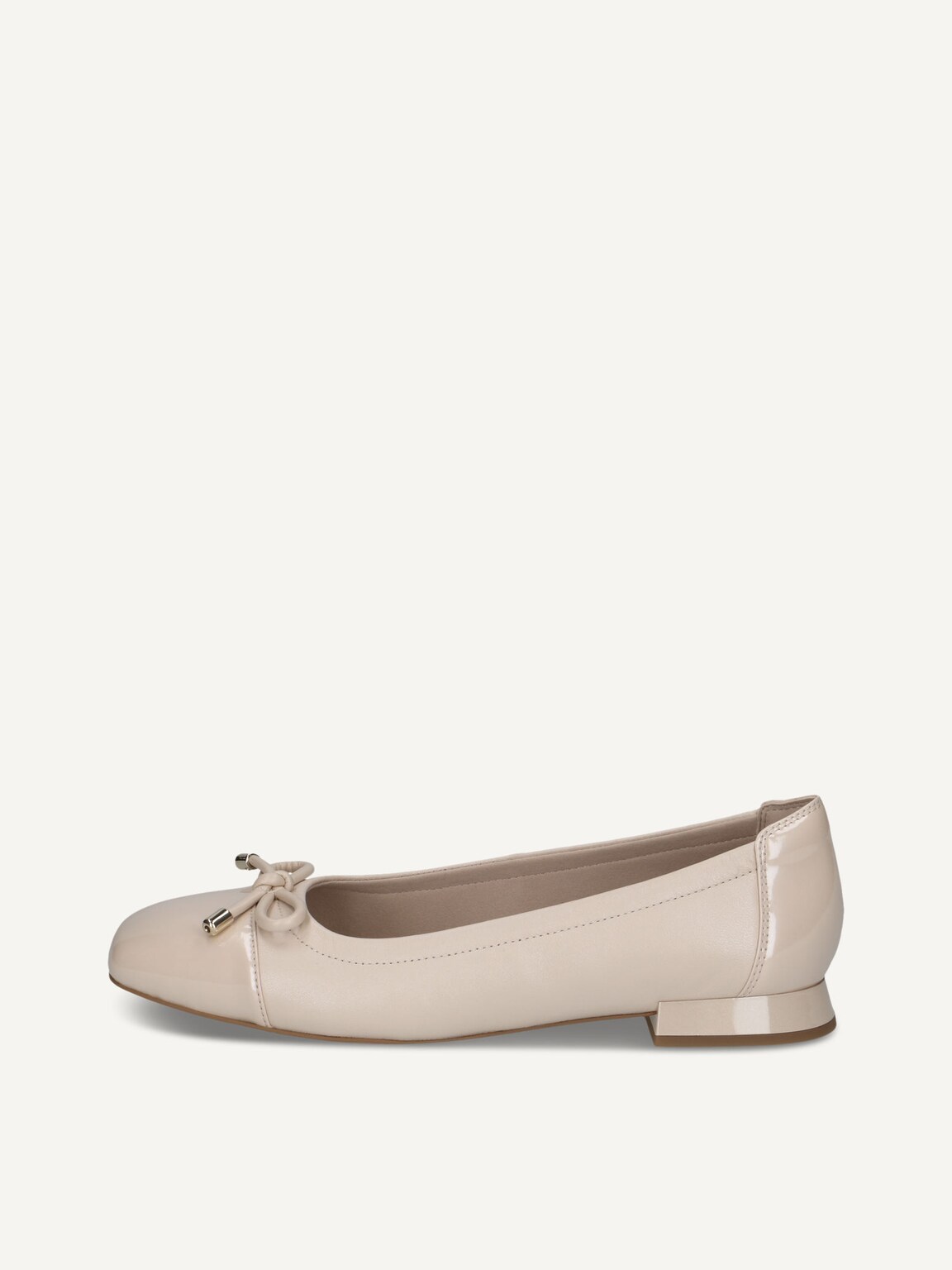 Caprice, Leather Ballerina - beige CREAM PEARL CO, image 2 of 5