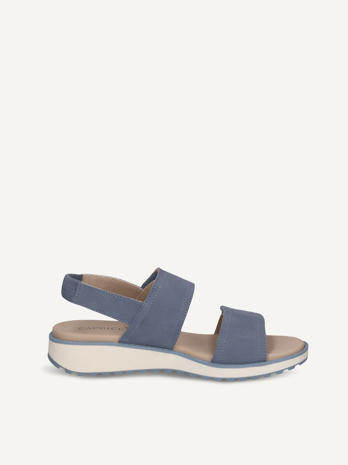 Caprice, Leather Sandal - blue LT.BLUE SUEDE, image 3 of 5