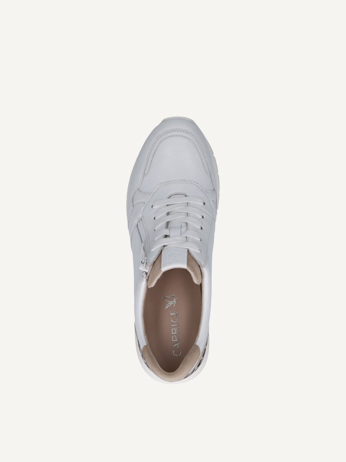 Caprice, Leather Sneaker - white OFFWHITE COMB, image 6 of 6