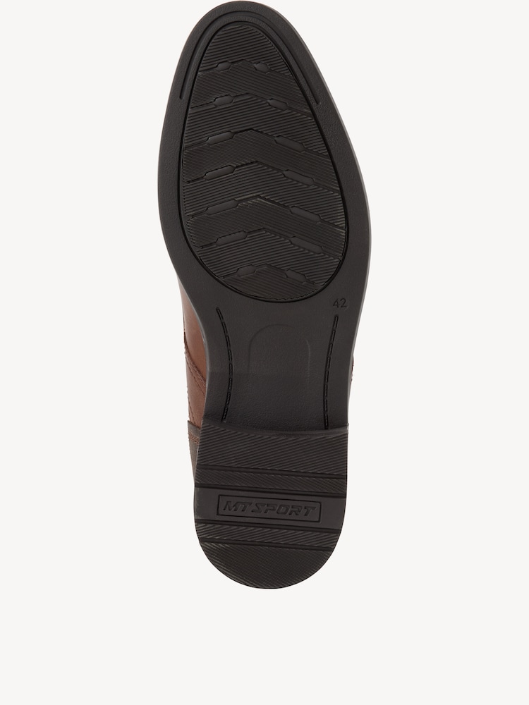 Marco Tozzi, Leather Low shoes - brown, COGNAC, Image 4 of 6