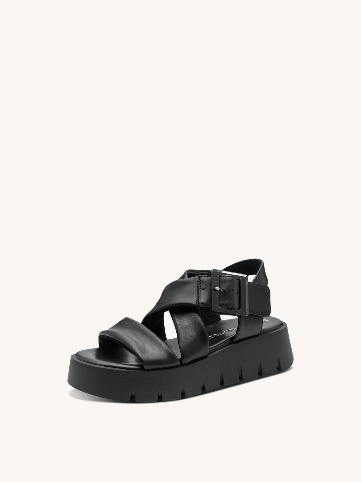 Marco Tozzi, Sandal - sort BLACK, billede 1 af 6