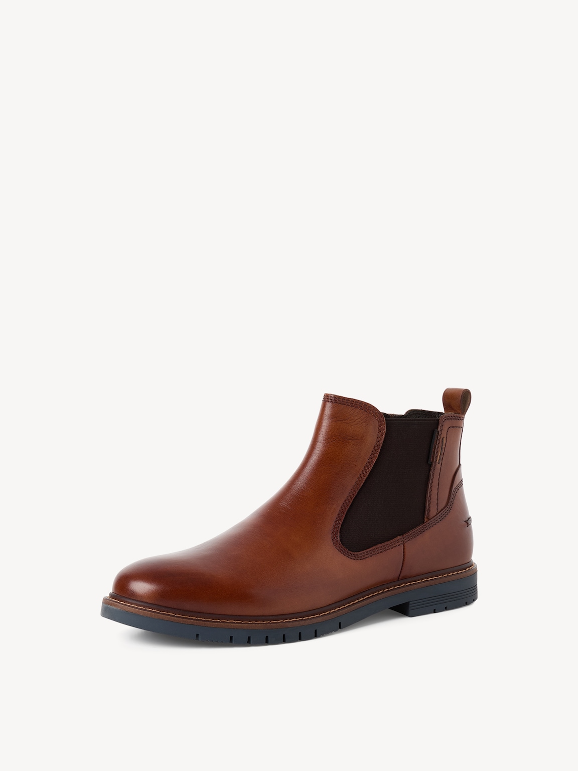Marco Tozzi, Leather Chelsea boot - brown, COGNAC, Image 2 of 6