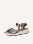 Not selected, Caprice, Leather Sandal - brown TAUPE METALLIC