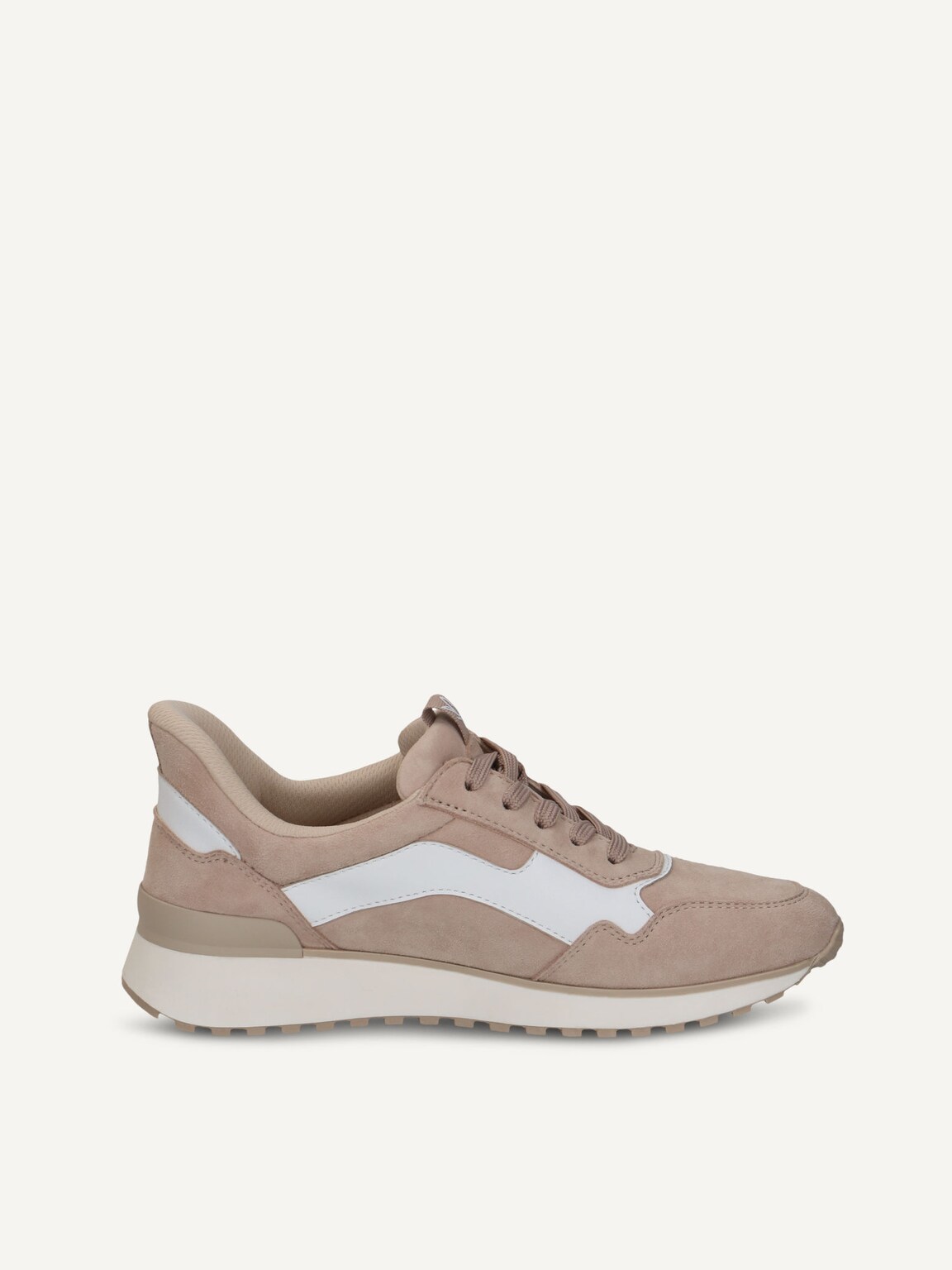 Caprice, Leather Sneaker - beige CREAM SUEDE, image 3 of 5