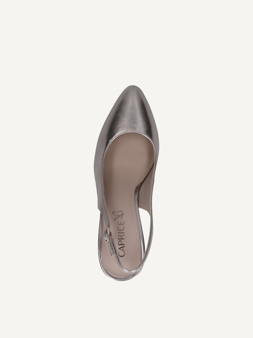 Caprice, Escarpin en cuir - marron TAUPE METALLIC, image 5 sur 6