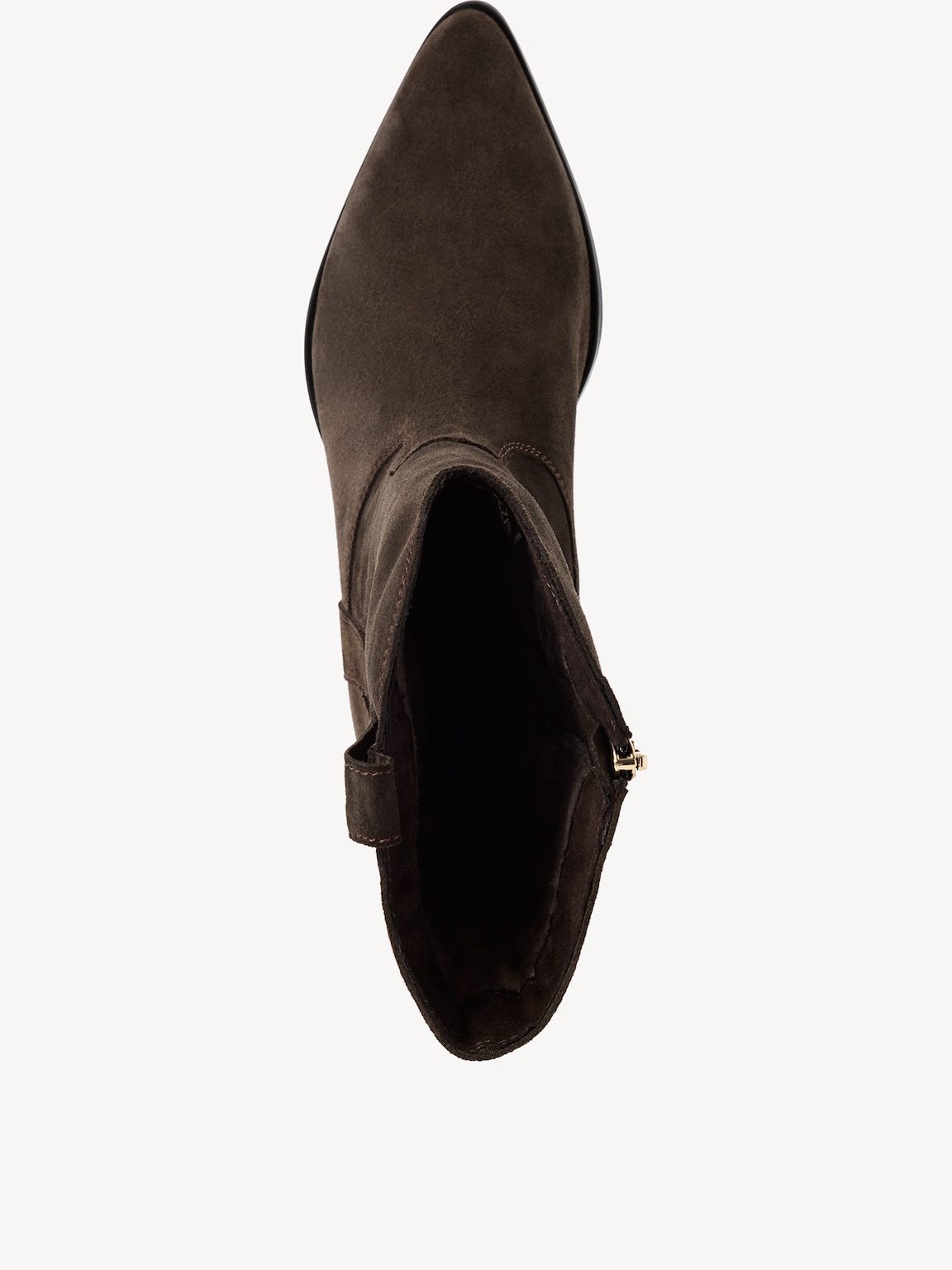 Marco Tozzi, Lederstiefelette - braun MOCCA COMB, Bild 3 von 6