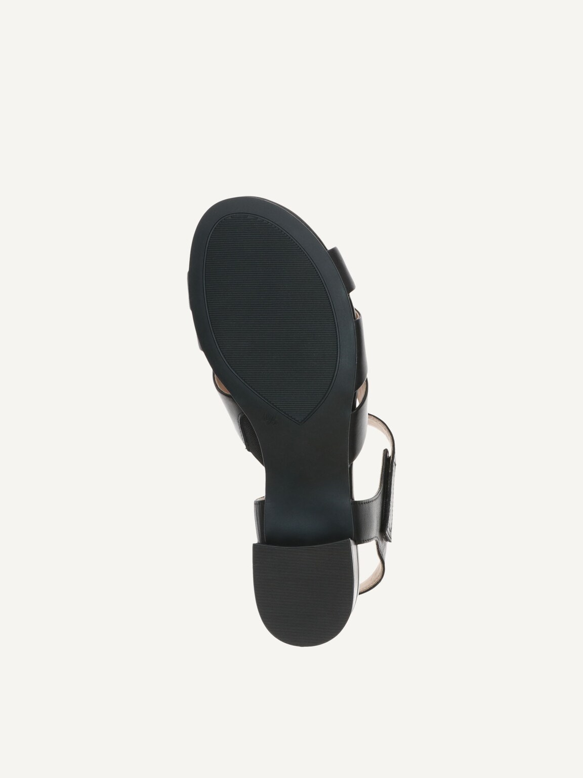 Caprice, Leather Heeled sandal - black BLACK NAPPA, image 4 of 5