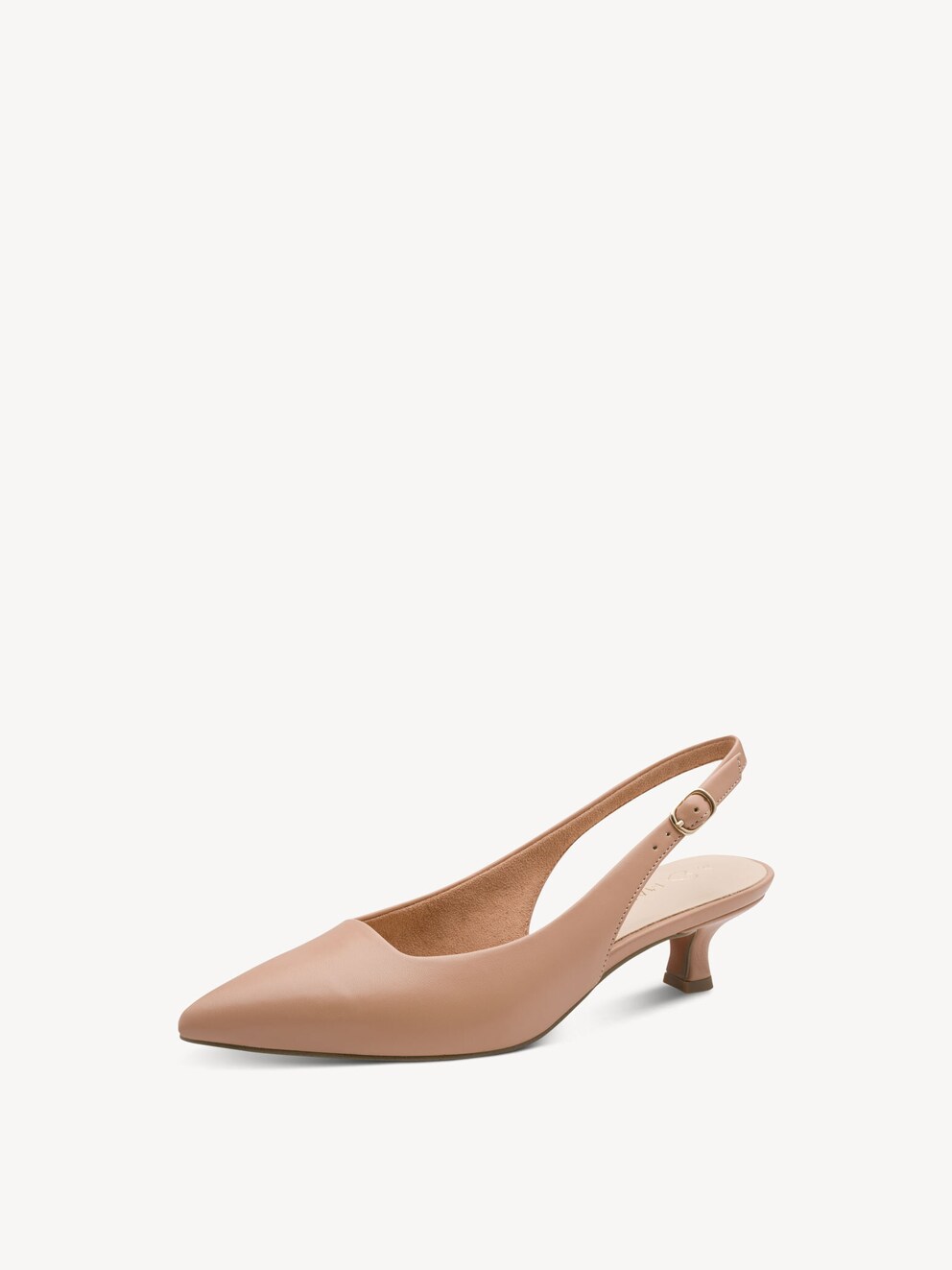 Marco Tozzi, Læder slingpumps - rosa NUDE, billede 1 af 7