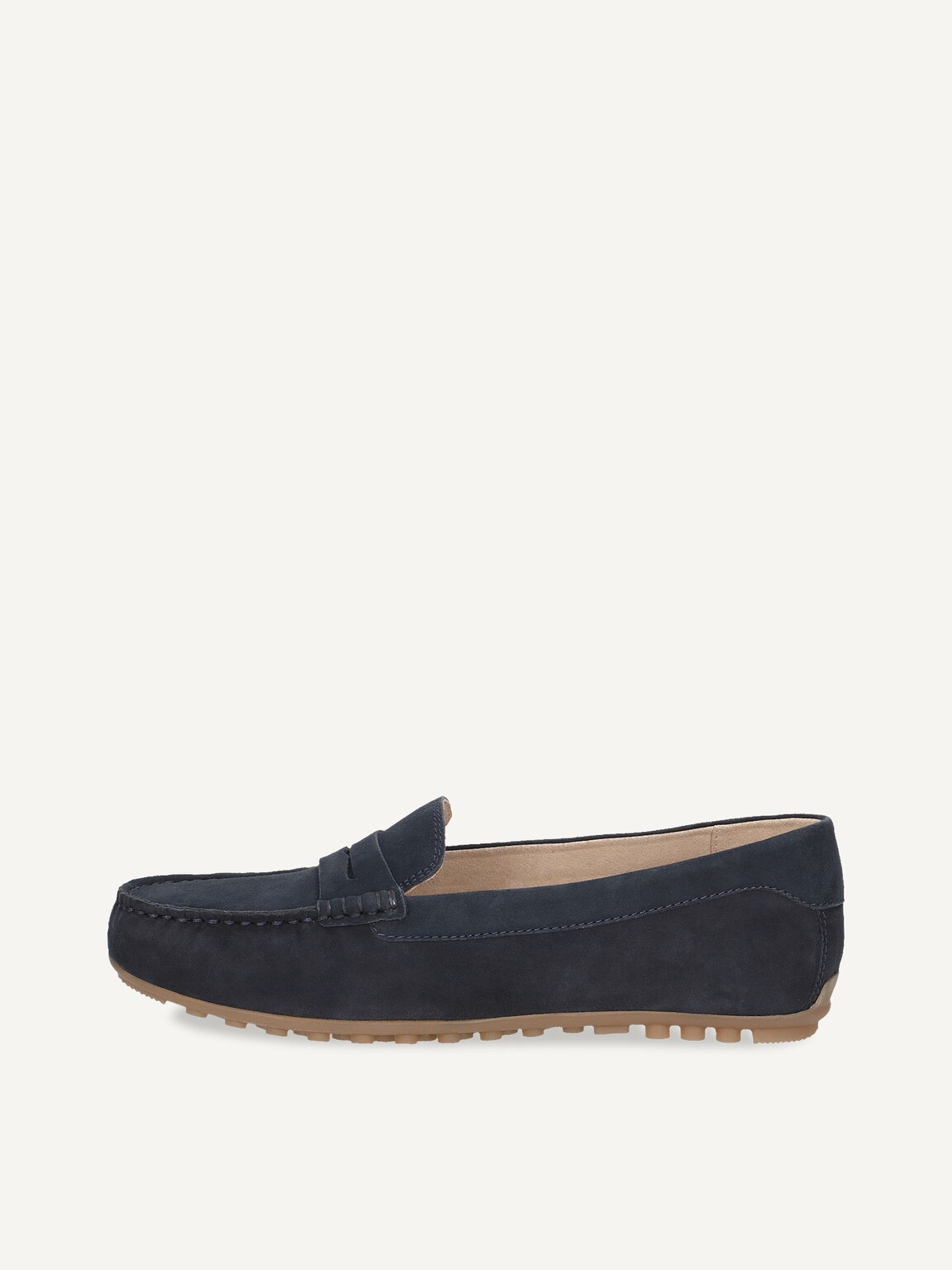 Caprice, Leather Moccasin - blue OCEAN SUEDE, image 2 of 5