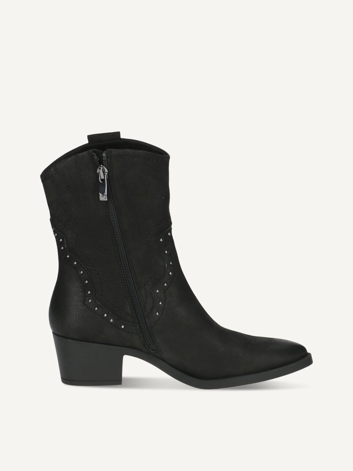 Caprice, Leather Bootie - black BLACK NUBUC, image 3 of 5