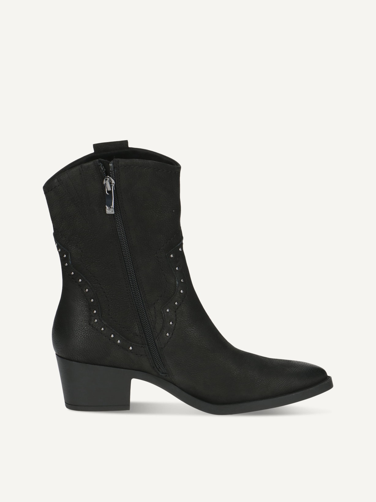 Caprice, Bottine en cuir - noir BLACK NUBUC, image 3 sur 5