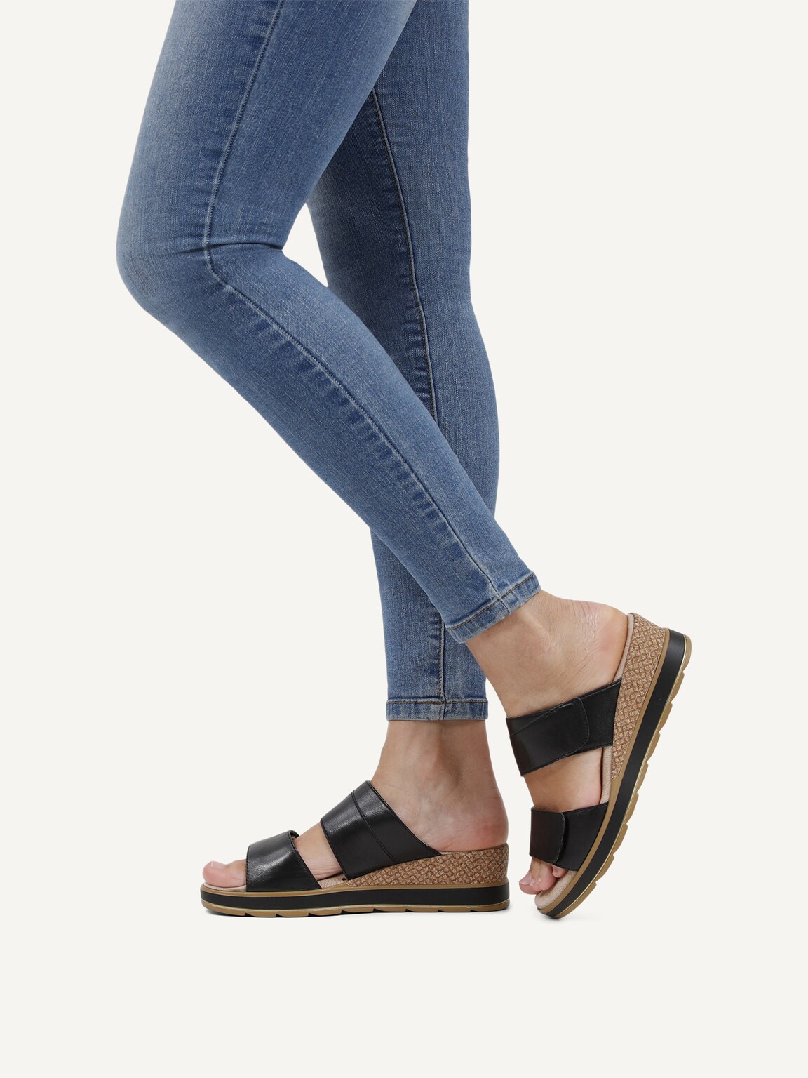Caprice, Leather Mule - black BLACK SOFTNAP., image 2 of 7