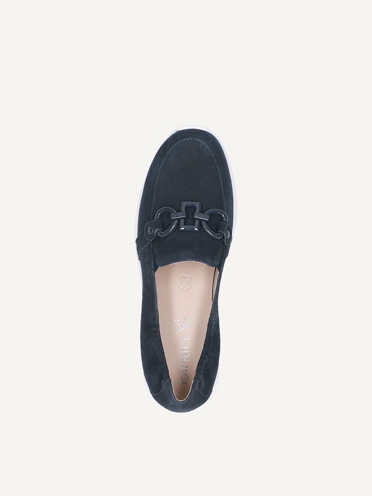 Caprice, Slipper en cuir - bleu OCEAN SUEDE, image 4 sur 5