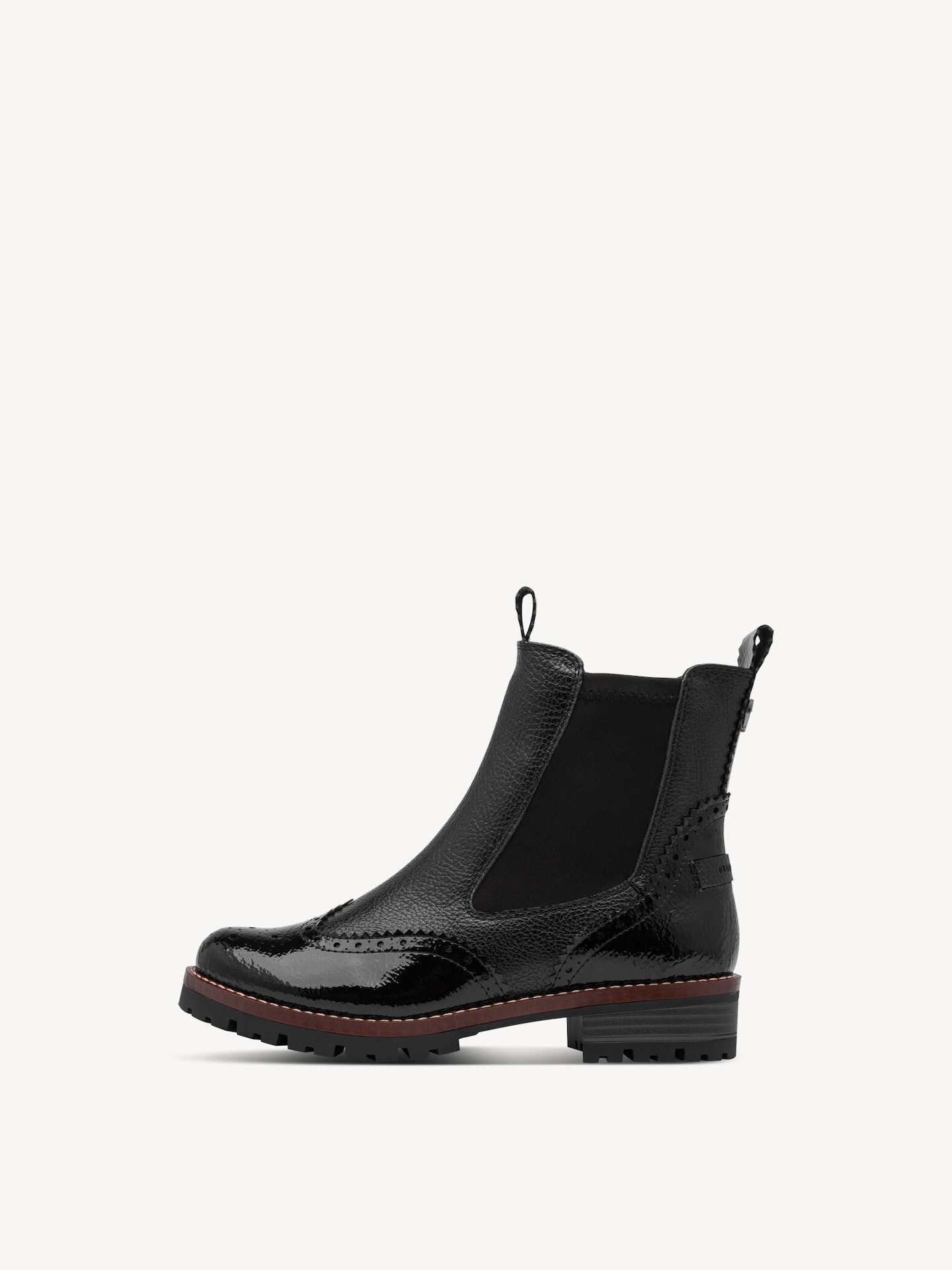 Marco Tozzi, Chelsea Boot - schwarz BLACK PAT.COMB