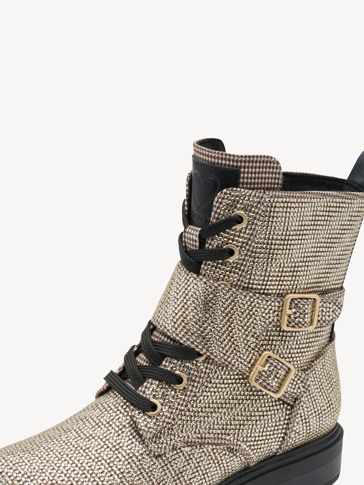 Marco Tozzi, Enkellaarsje - beige BEIGE STR., afbeelding 4 van 6