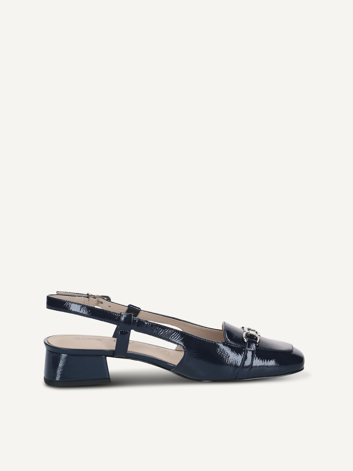 Caprice, Escarpin en cuir - bleu OCEAN NAPLAK, image 3 sur 5