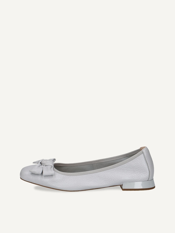 Caprice, Ballerine en cuir - bleu LT.BLUE PE.DEE