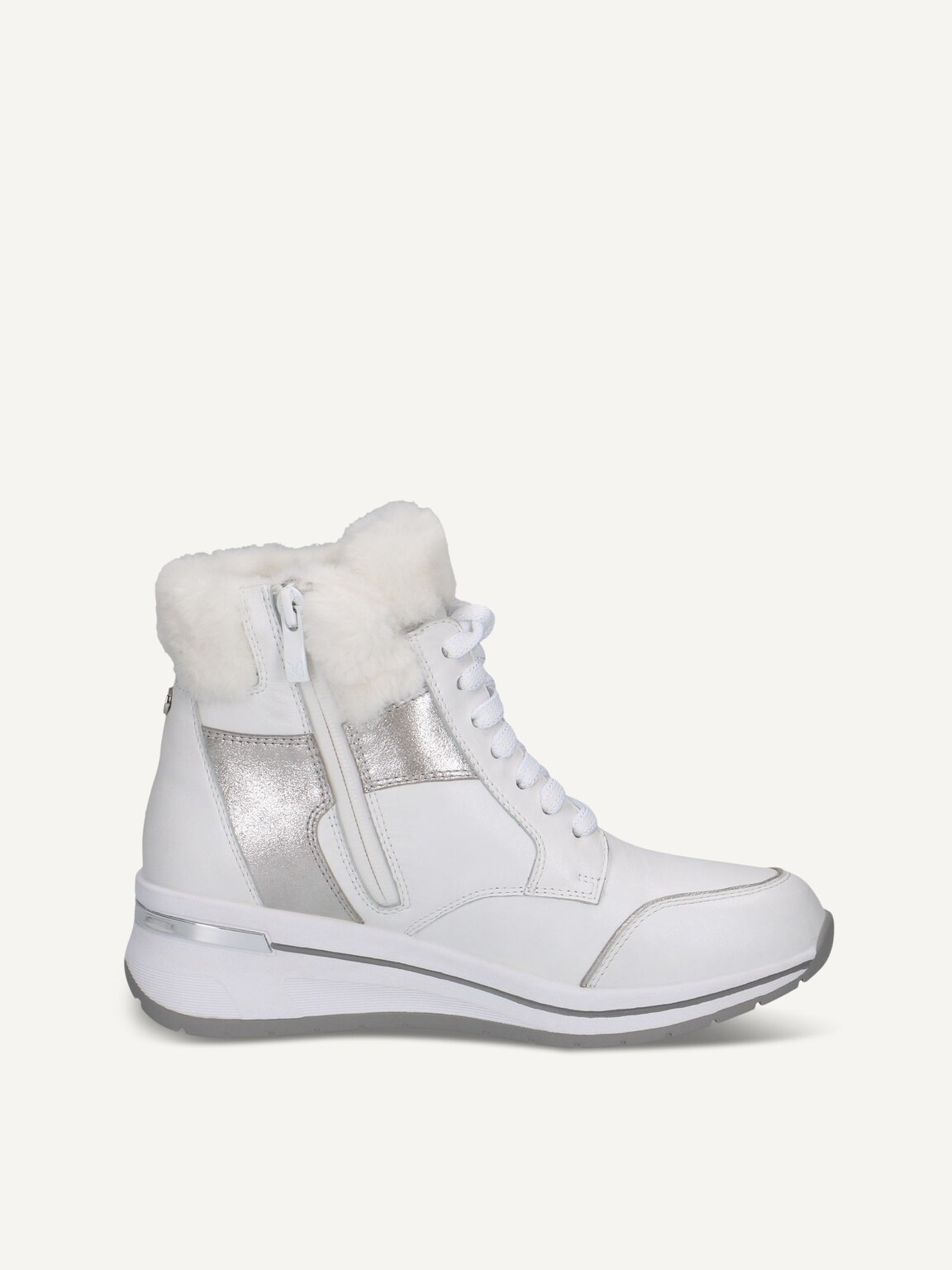Caprice, Bootie - white warm lining WHITE COMB, image 3 of 5