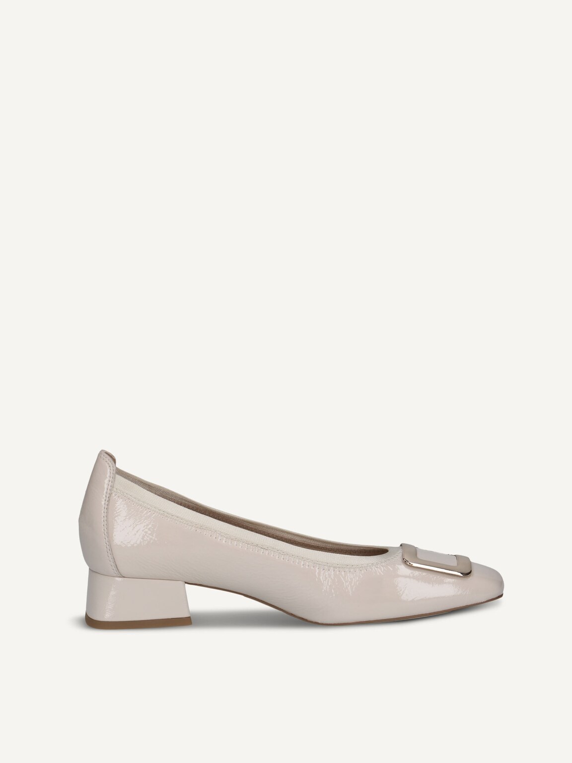Caprice, Leather Pumps - white SNOW NAPLAK, image 3 of 5