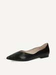 Not selected, Caprice, Leather Ballerina - black BLACK NAPPA