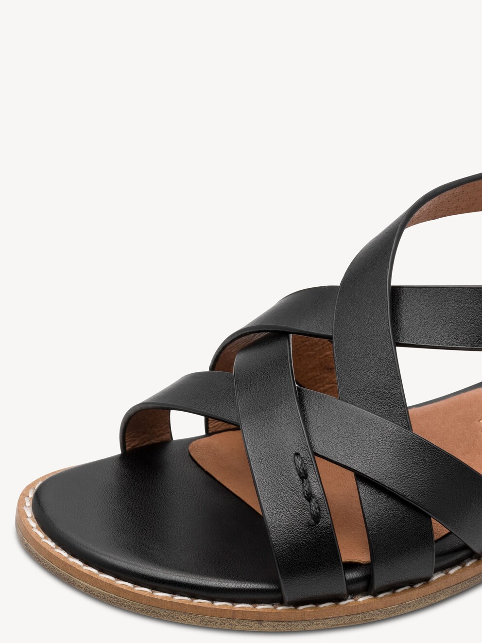 Marco Tozzi, Ledersandale - schwarz BLACK, Bild 4 von 6