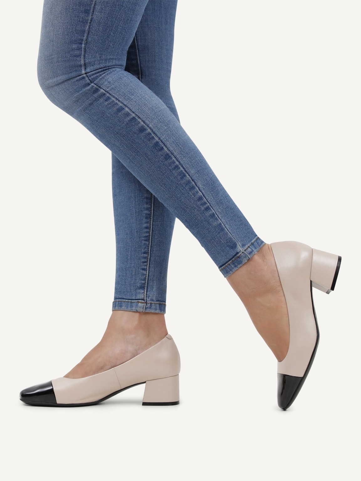 Caprice, Pumps - beige BEIGE/BLACK, image 2 of 6