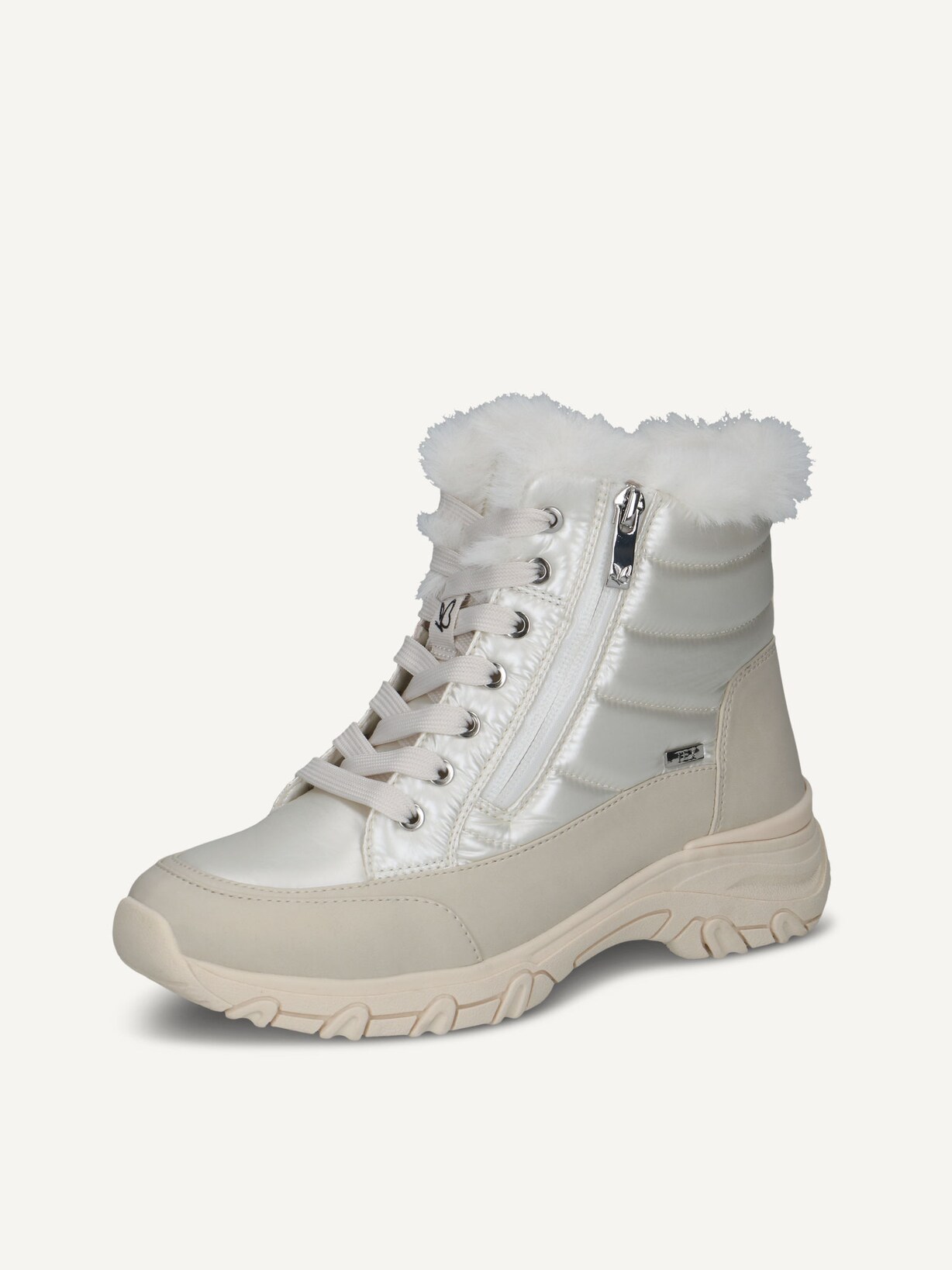 Caprice, Stiefelette - weiß PEARL COMB, Bild 3 von 6