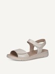 Not selected, Caprice, Leather Heeled sandal - white PEARL NAPPA