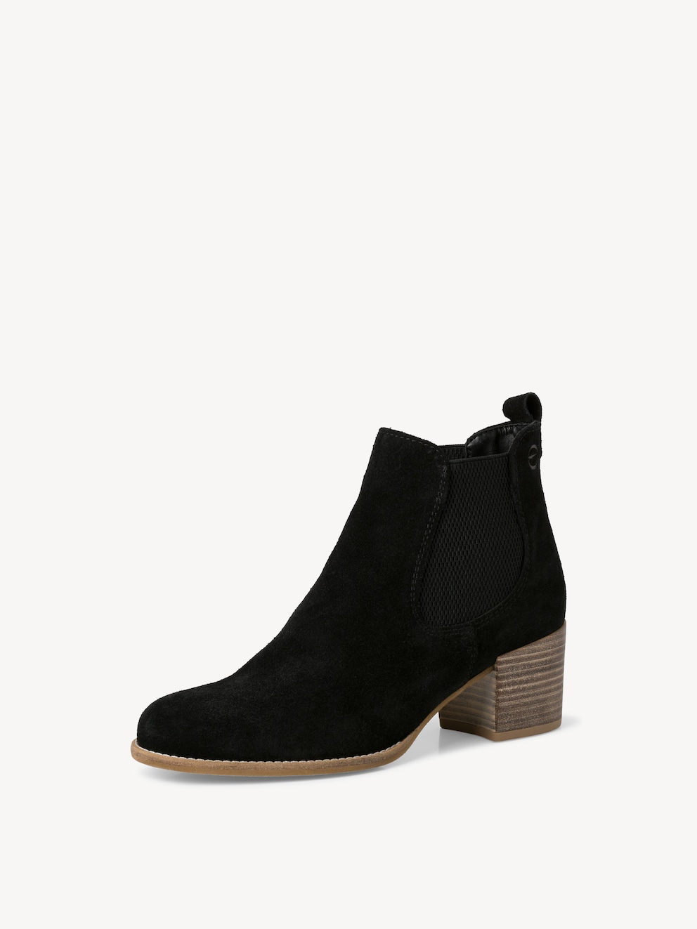 Tamaris, Leren Chelseaboot - zwart BLACK, afbeelding 1 van 7