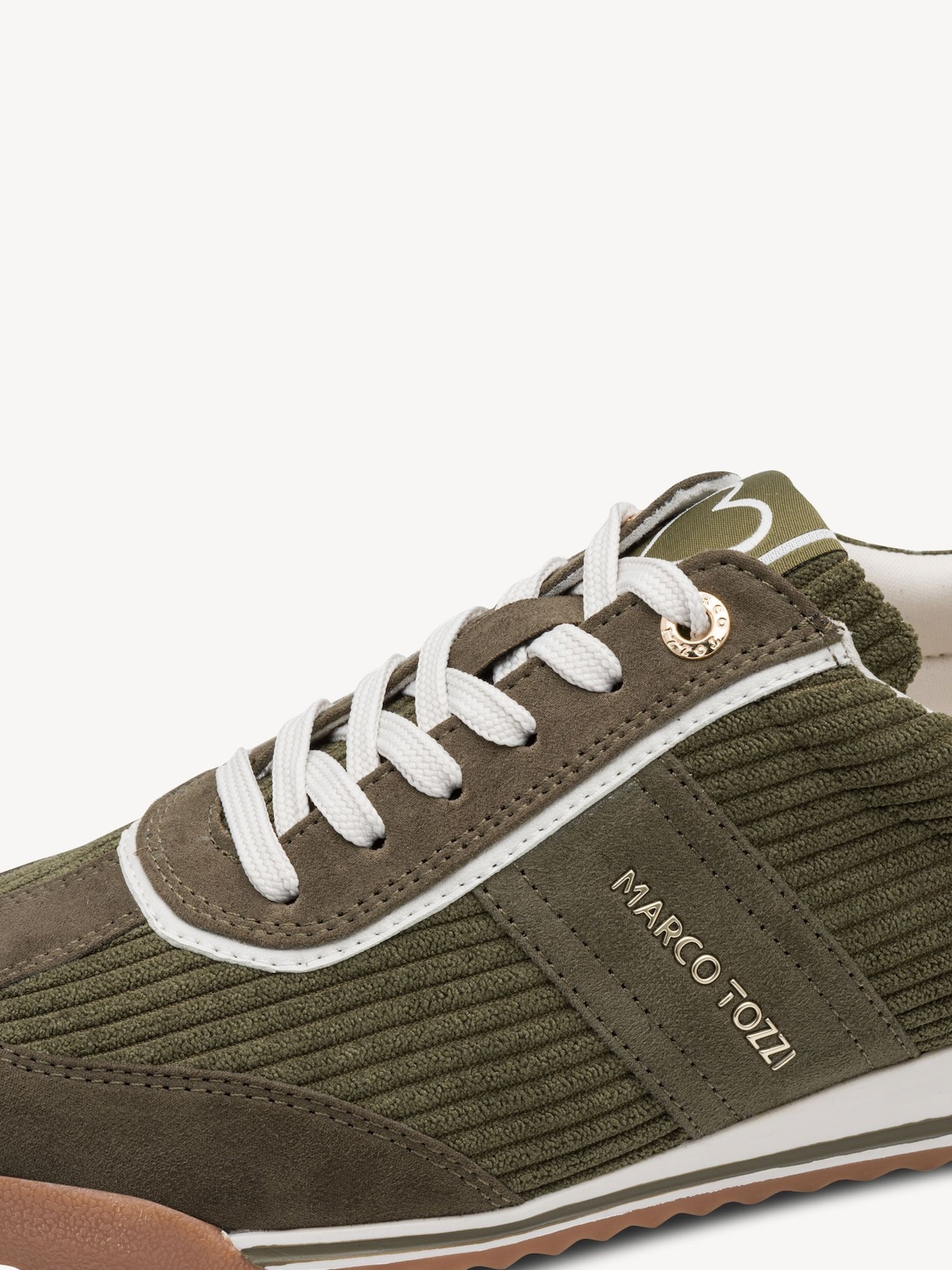 Marco Tozzi, Sportowe - khaki KHAKI, obraz 5 z 7