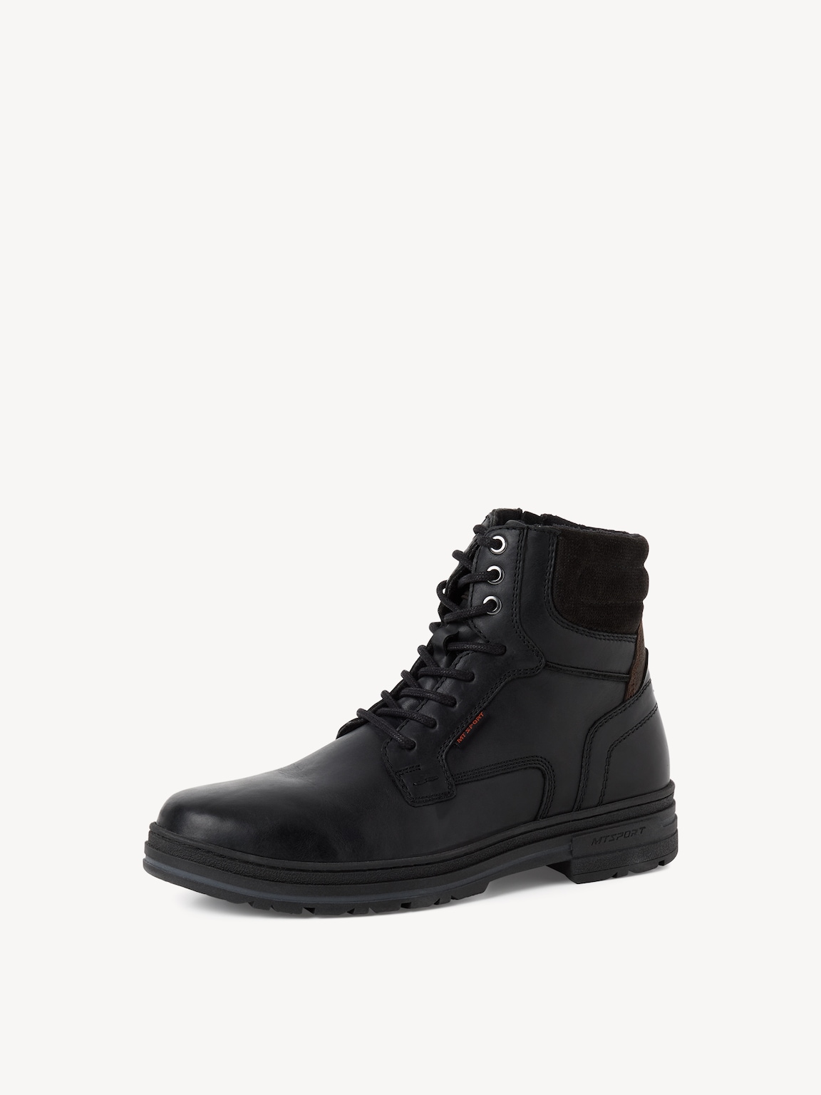 Marco Tozzi, Leather Bootie - black, BLACK COMB, Image 2 of 6