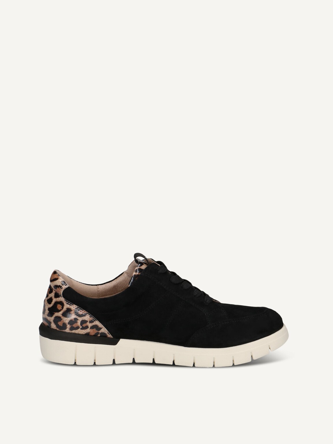 Caprice, Leather Sneaker - black BLACK LEO COMB, image 3 of 5
