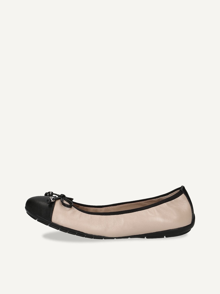 Caprice, Ballerine - beige BEIGE COMB