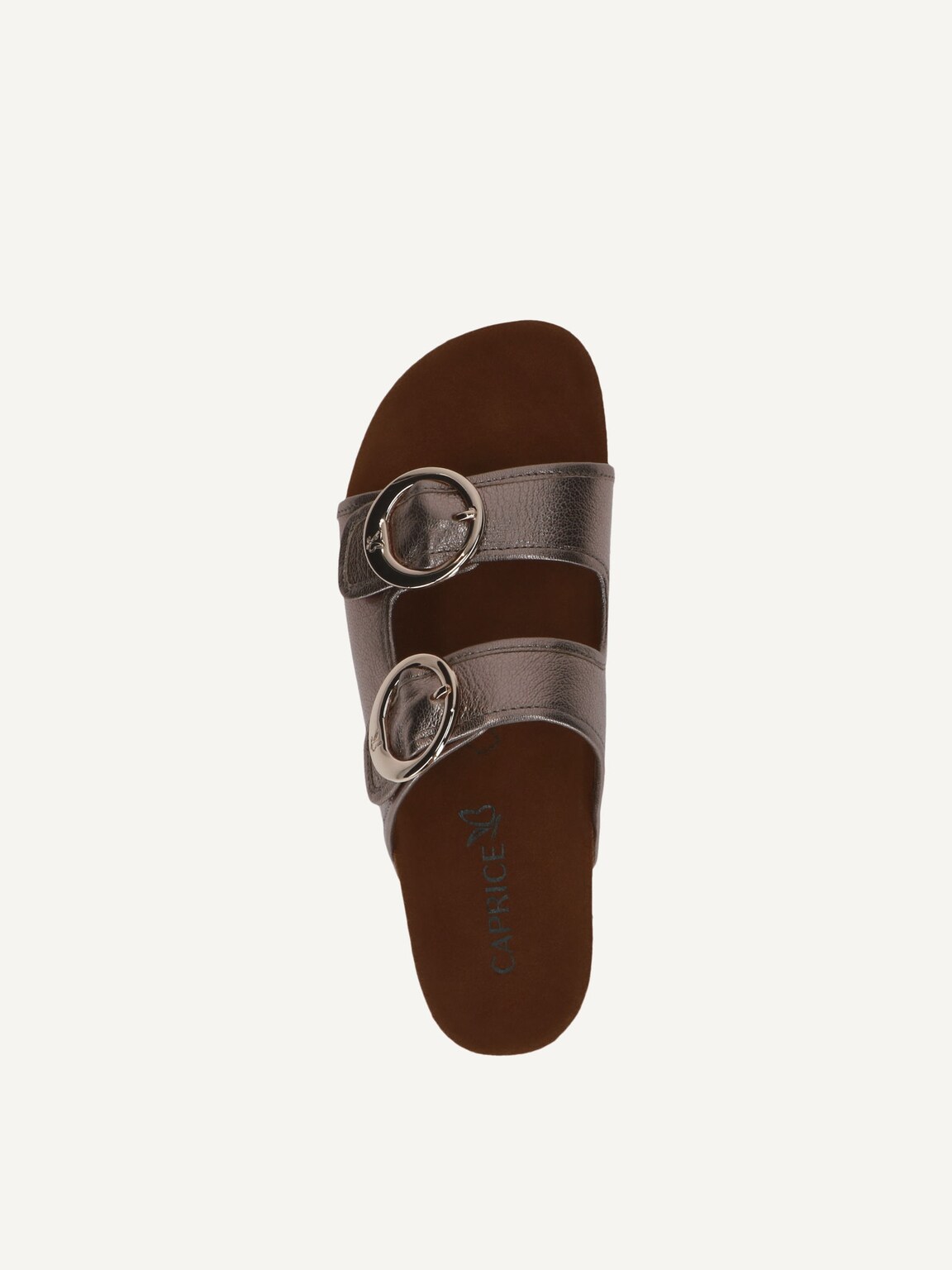 Caprice, Leather Mule - brown TAUPE METALLIC, image 6 of 6