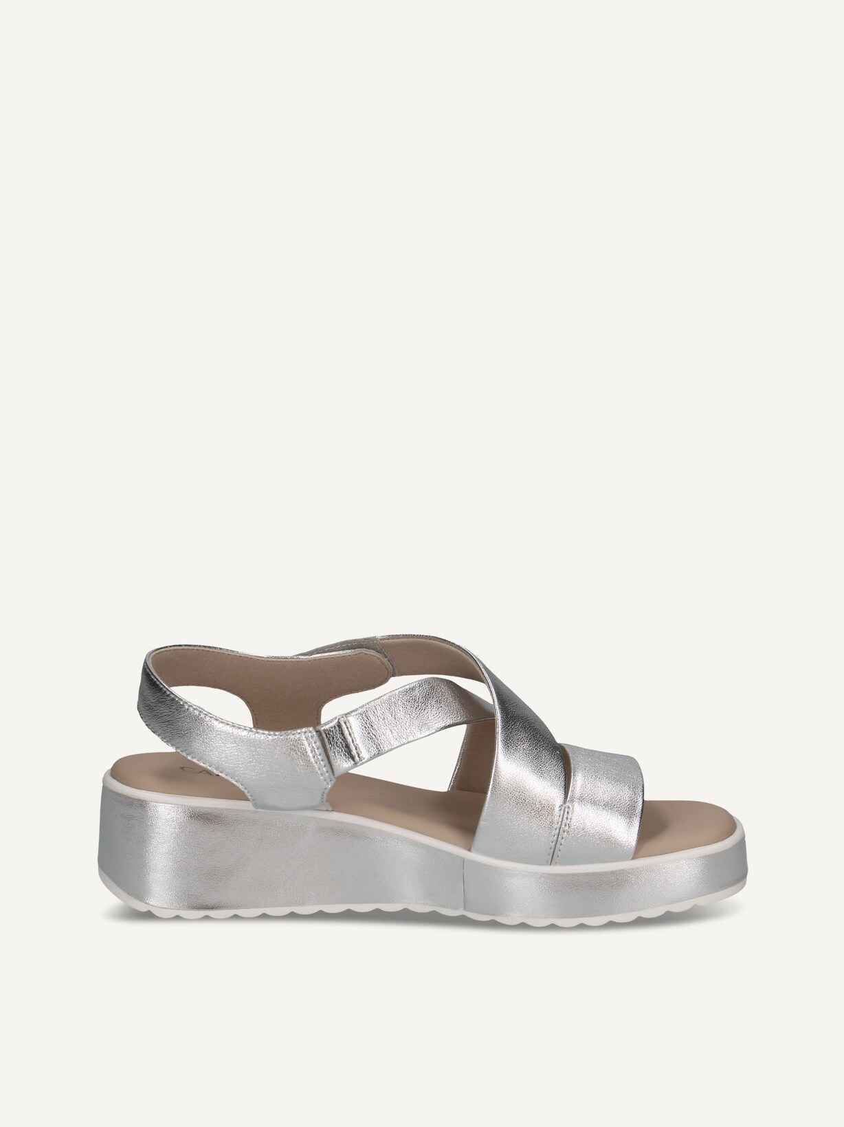Caprice, Sandale en cuir - argent SILVER METAL., image 4 sur 6